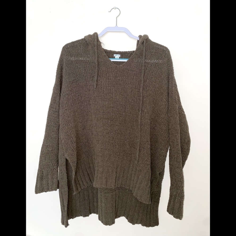 Aerie Soft Knit Hooded Sweater